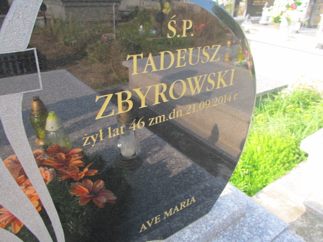 Grób Tadeusz Zbyrowski