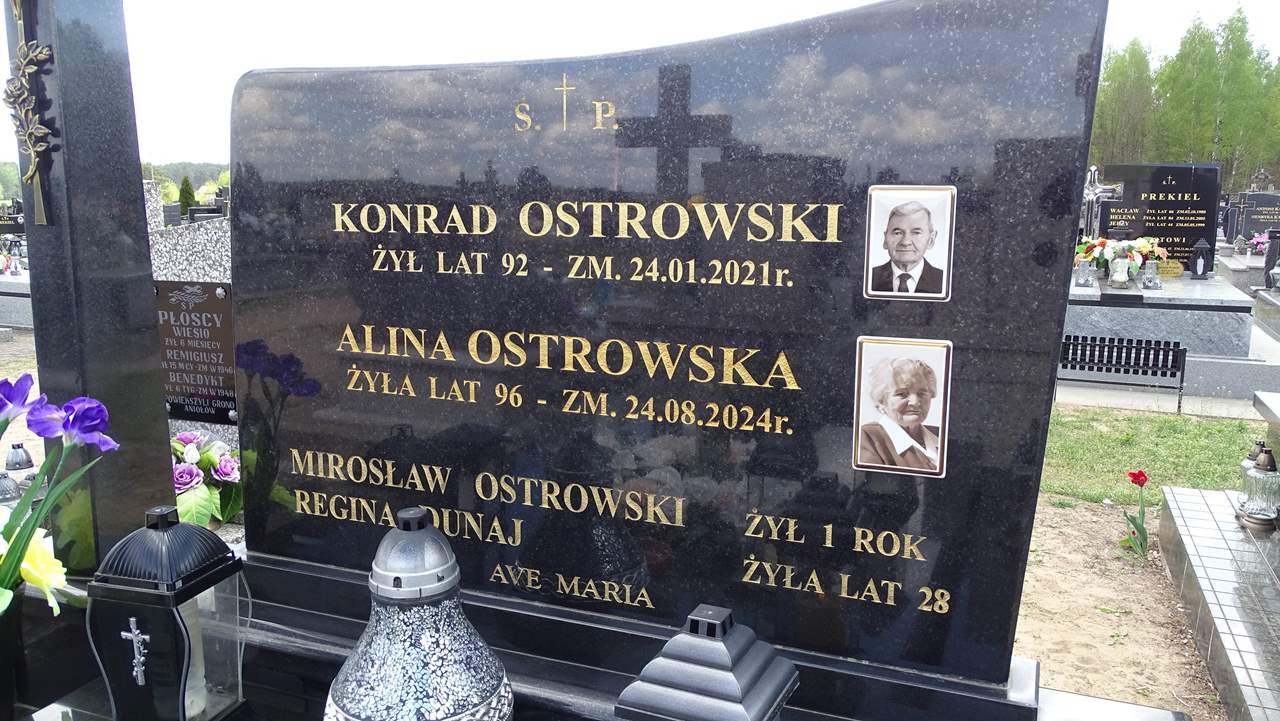 Konrad Ostrowski 1929 Skierkowizna - Grobonet - Wyszukiwarka osób pochowanych