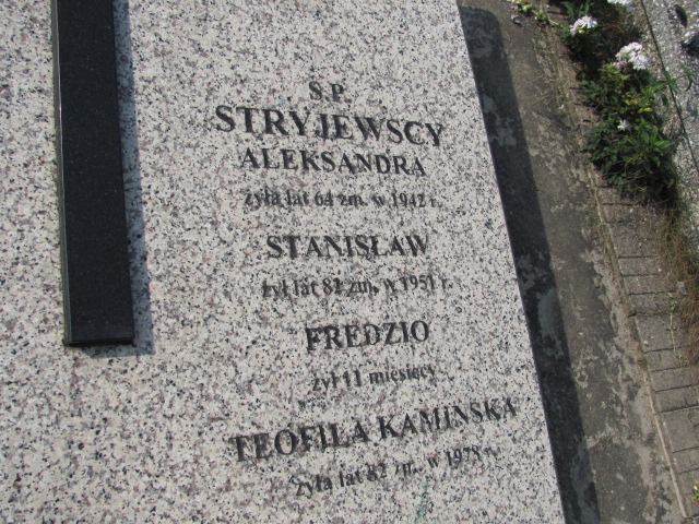 Alfred Stryjewski 1941 Skierkowizna - Grobonet - Wyszukiwarka osób pochowanych