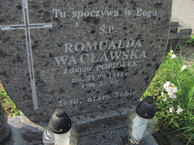 Grób Romualda Wacławska