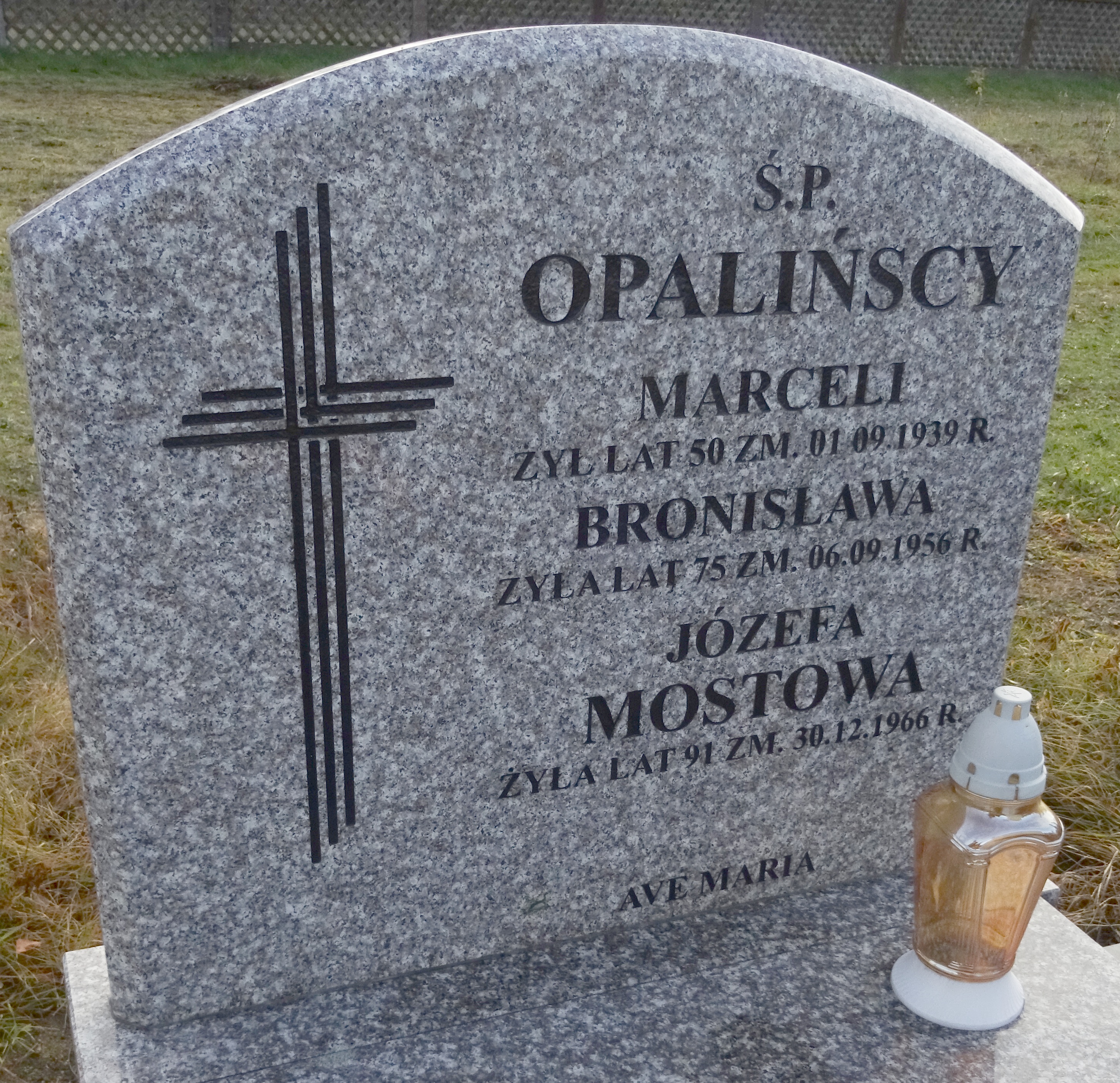 Józefa Mostowa  1885 Skierkowizna - Grobonet - Wyszukiwarka osób pochowanych