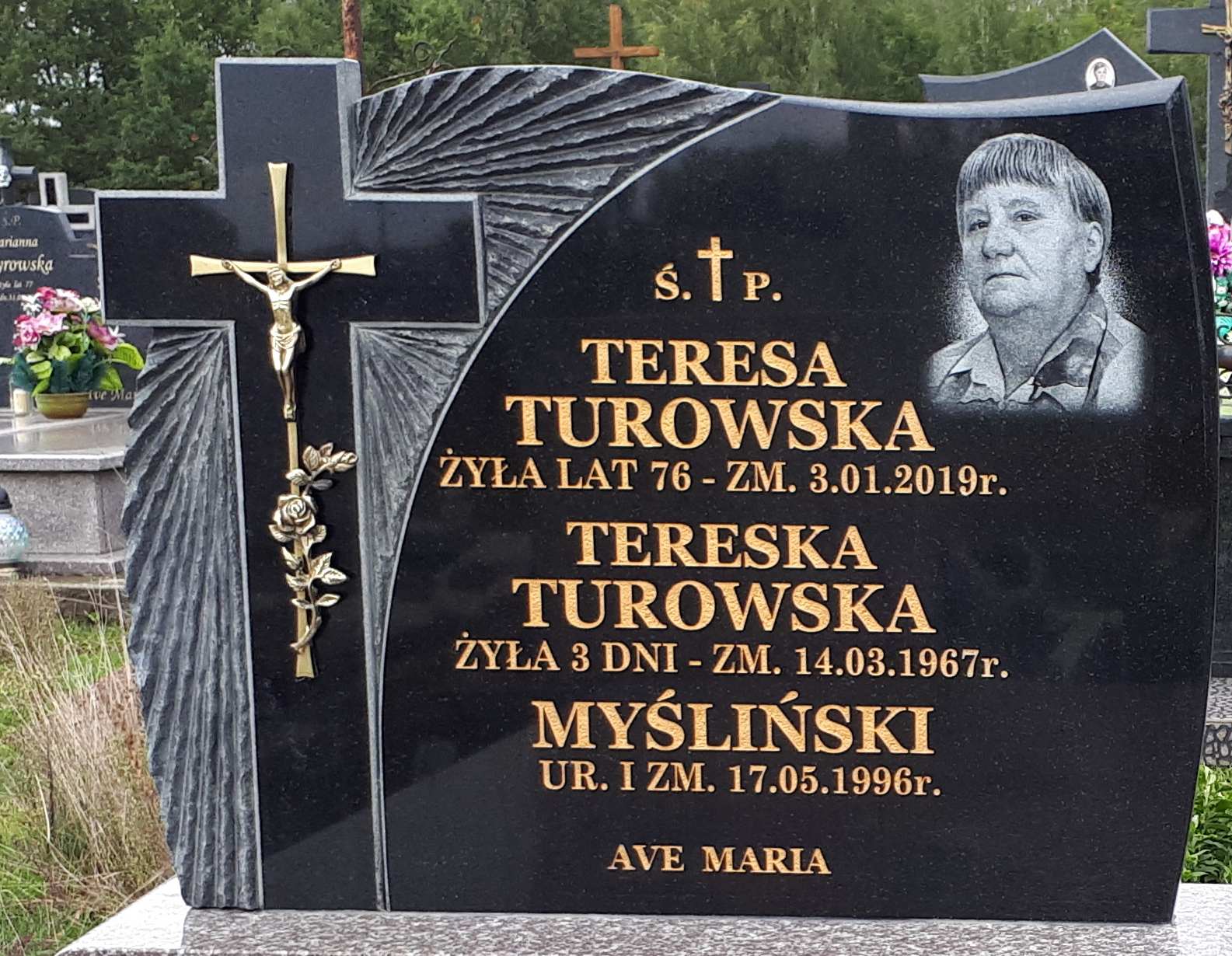 Teresa Turowska 1967 Skierkowizna - Grobonet - Wyszukiwarka osób pochowanych